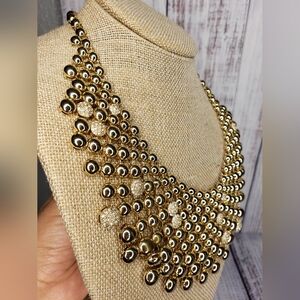 Park Lane Gold Beaded Necklace